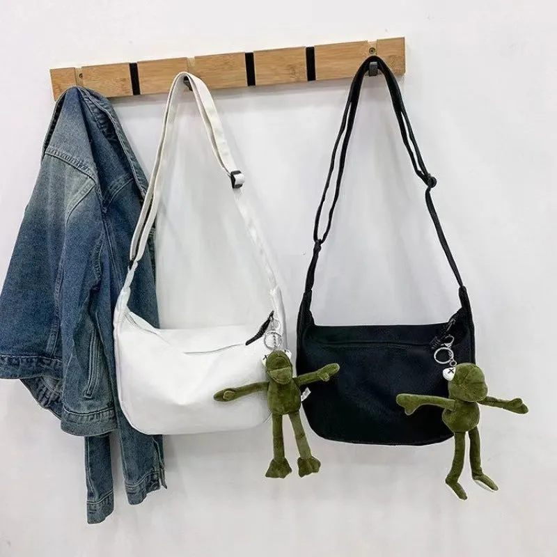Dumpling Korean Style Large Capacity Canvas Crossbody Bags