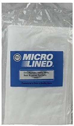 DVC Nacecare Numatic Henry Hetty Basil James HEPA Vacuum Cleaner Bags [20 Bags ]