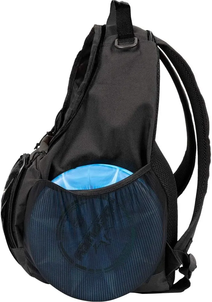 Dynamic Discs Cadet Disc Golf Bag - 17  Discs Capacity - Beginner Disc Golf Accessories for Men - USA Business & Support - Includes Accessories Pouch & Water Bottle Holder - Lightweight & Durable