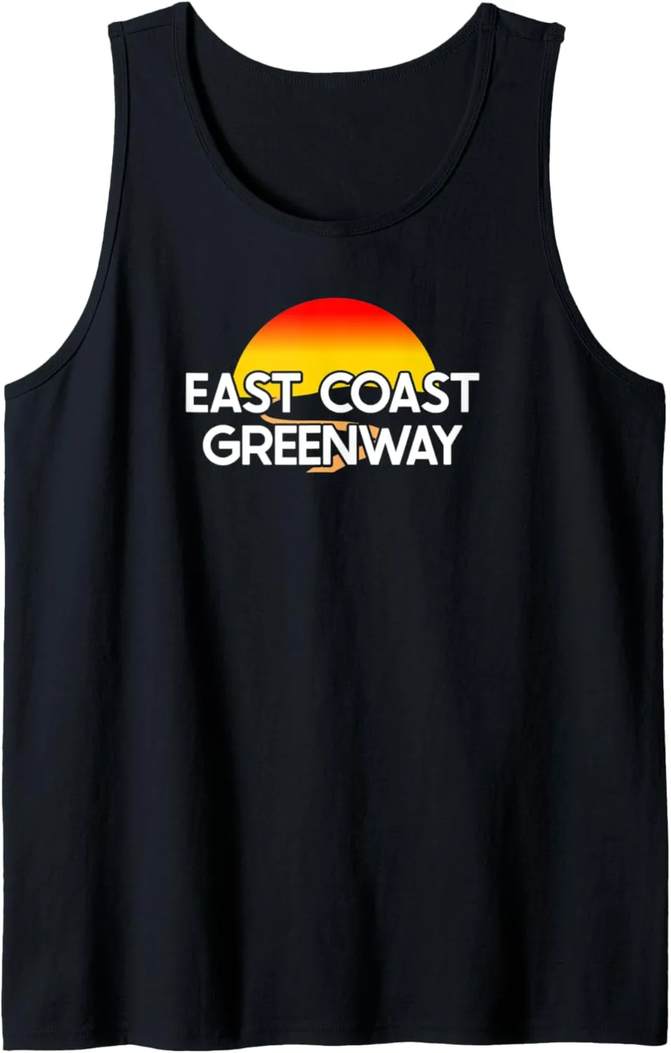 East Coast Greenway USA Rail Trail Biking Tank Top