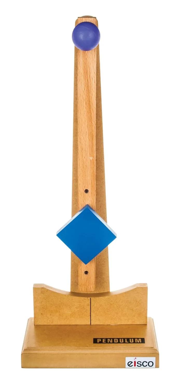 Eisco WDMS13 Simple Machines, Pendulum Model,Wood tone and blue