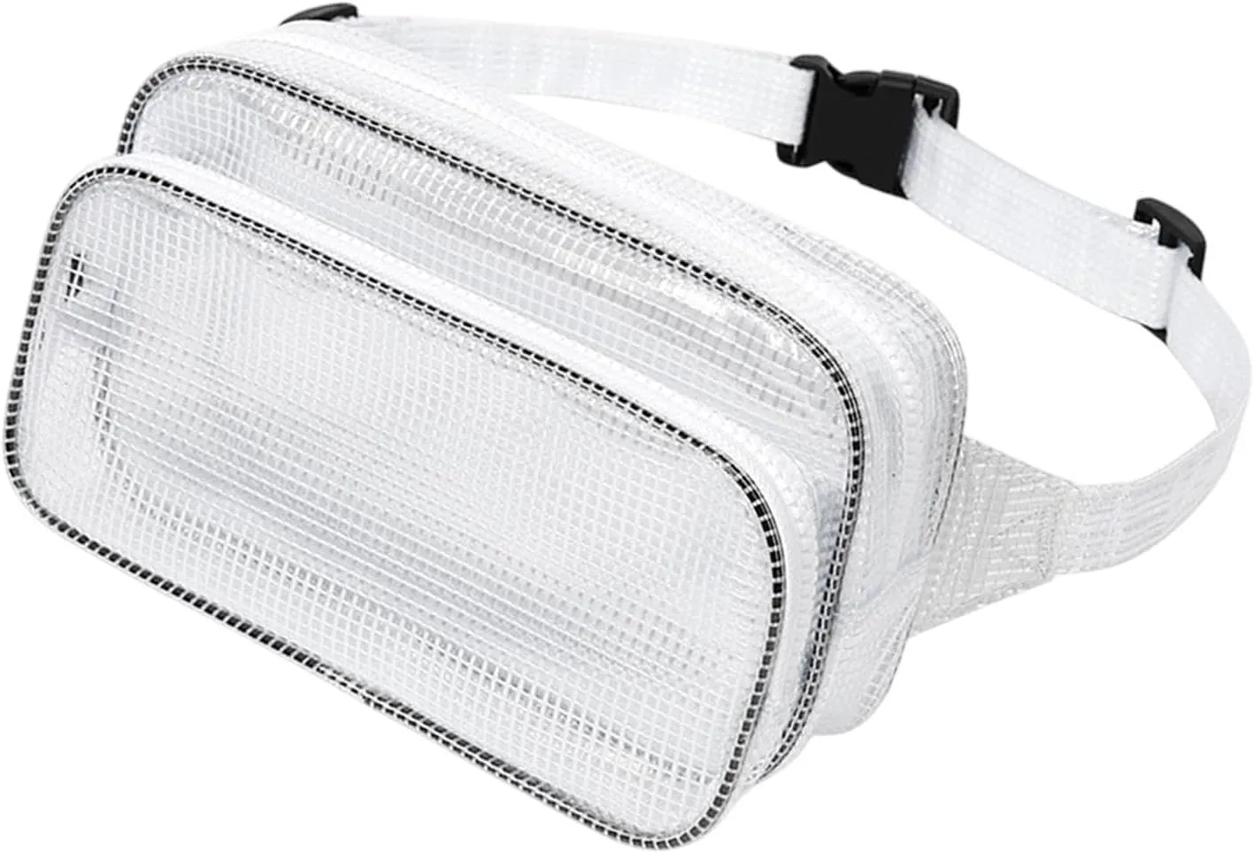 Electrician Belt Bag, Transparent PVC Waist Bag, Clear Fanny Pack, Anti Static Cleanroom Toolbag for Concerts Engineer Repairman,10.63inchx3.94inchx6.69inch