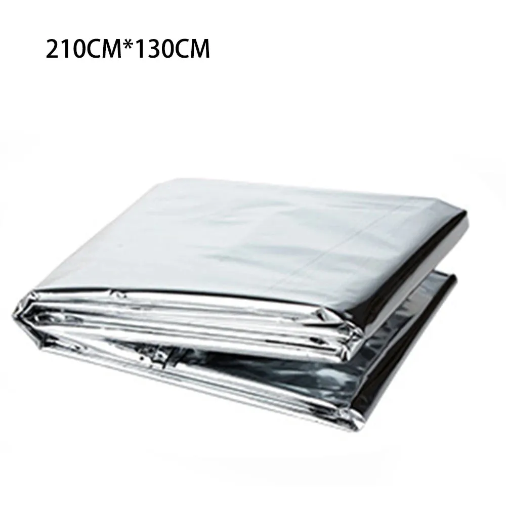 Emergency Foil Thermal Blanket - Essential Outdoor Survival Gear for Hypothermia Prevention