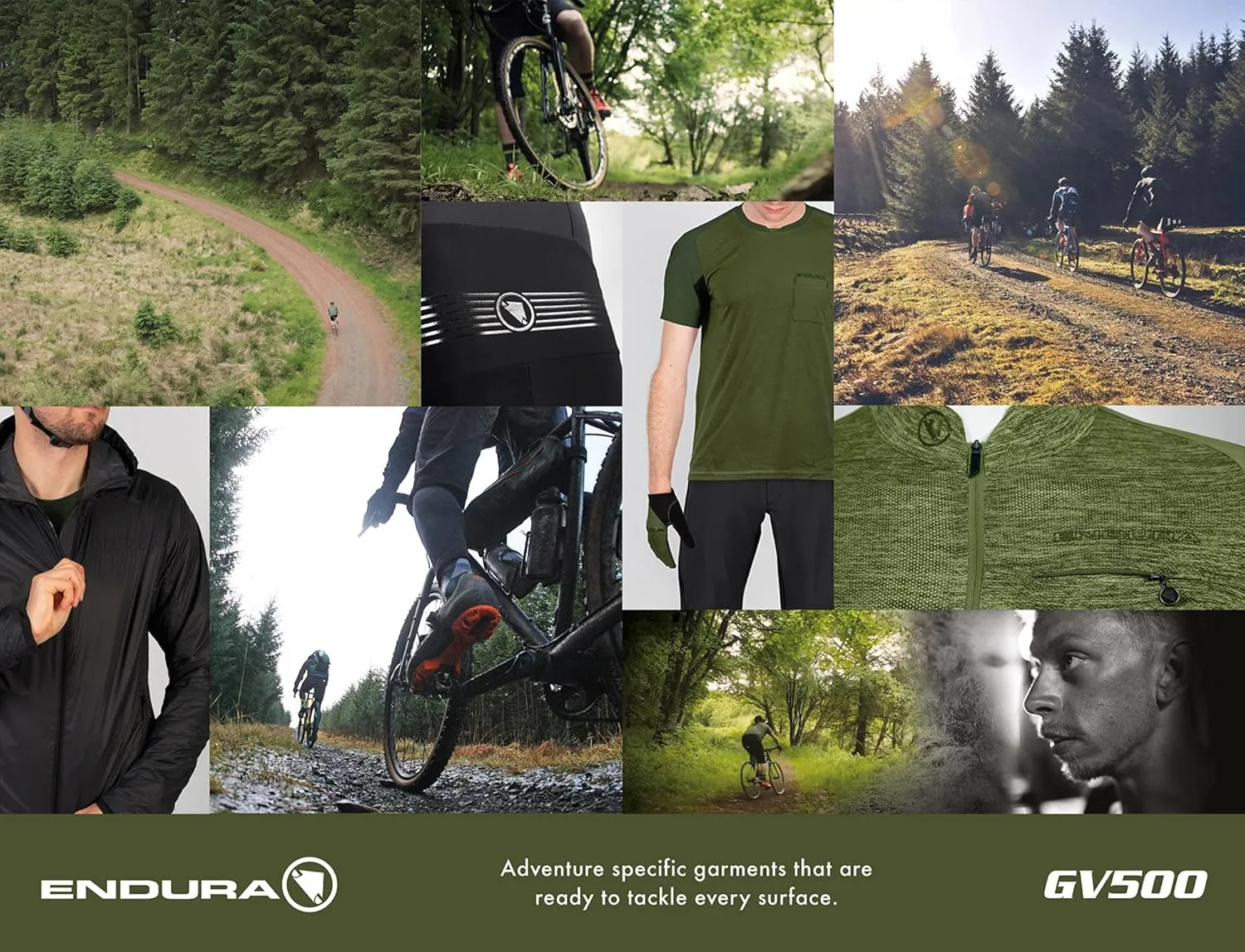 Endura Mens GV500 Gravel Cycling Jersey