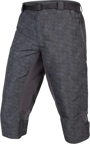 Endura Mens Hummvee Mountain Bike Baggy Cycling Short with Liner 3/4 Shorts - Anthracite, Medium