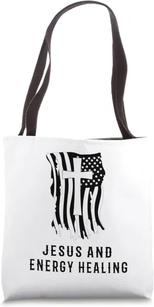 Energy Healing Beginner / Jesus And Energy Healing! Tote Bag