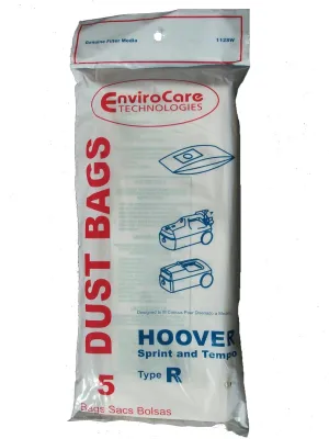 EnviroCare Replacement Vacuum Bags for Hoover Type R Sprint, Tempo, Sprint, Tempo, Hornet, PortalPower II, PTP II Vacuum Cleaners 10 Bags