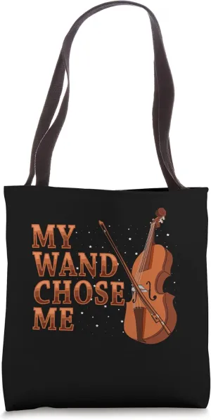 F iddle musical instrument violin my wand chose me Tote Bag