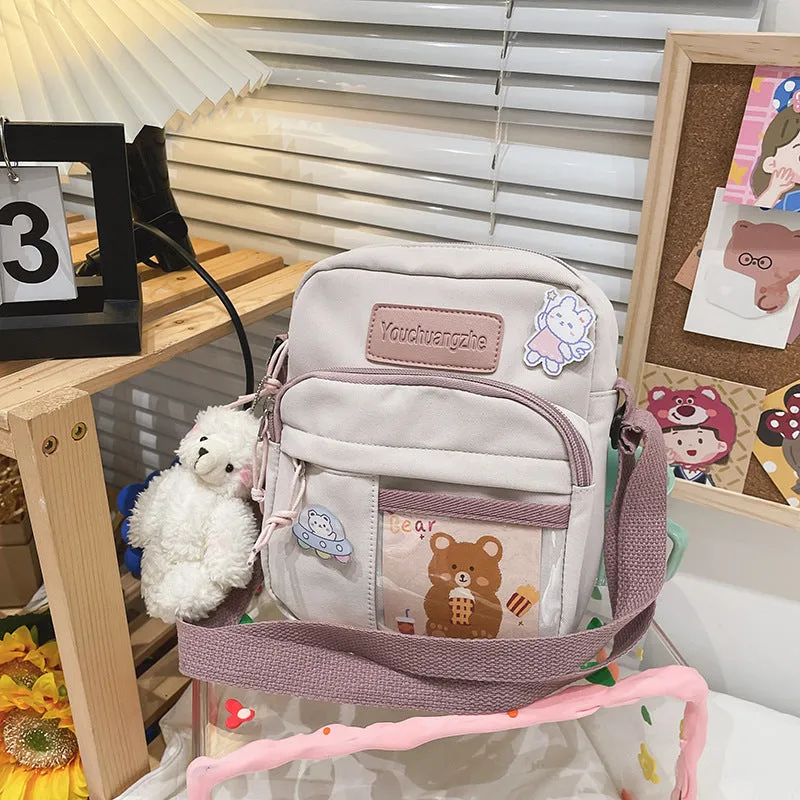 Fashion Women's Cute Creative Transparent Simple Crossbody Bags