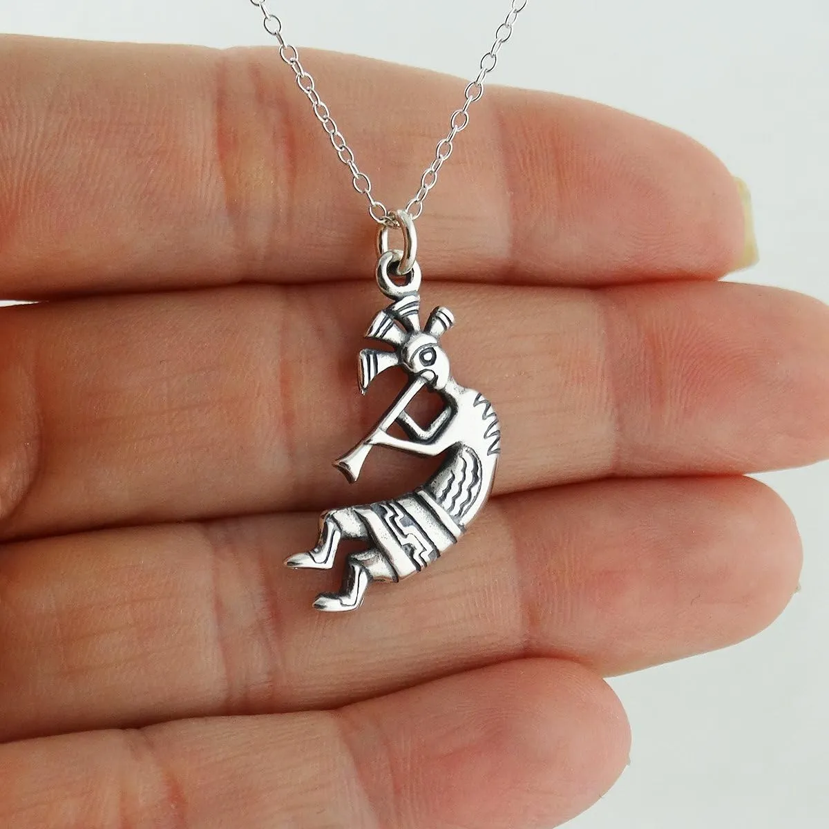 FashionJunkie4Life Sterling Silver Musical Instrument Charm Pendant Necklaces for Women