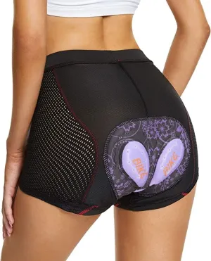 FEIXIANG Cycling Underwear for Women, 4D Padded Bike Bicycle Shorts Cycle Biking Riding Undershorts MTB Mountain