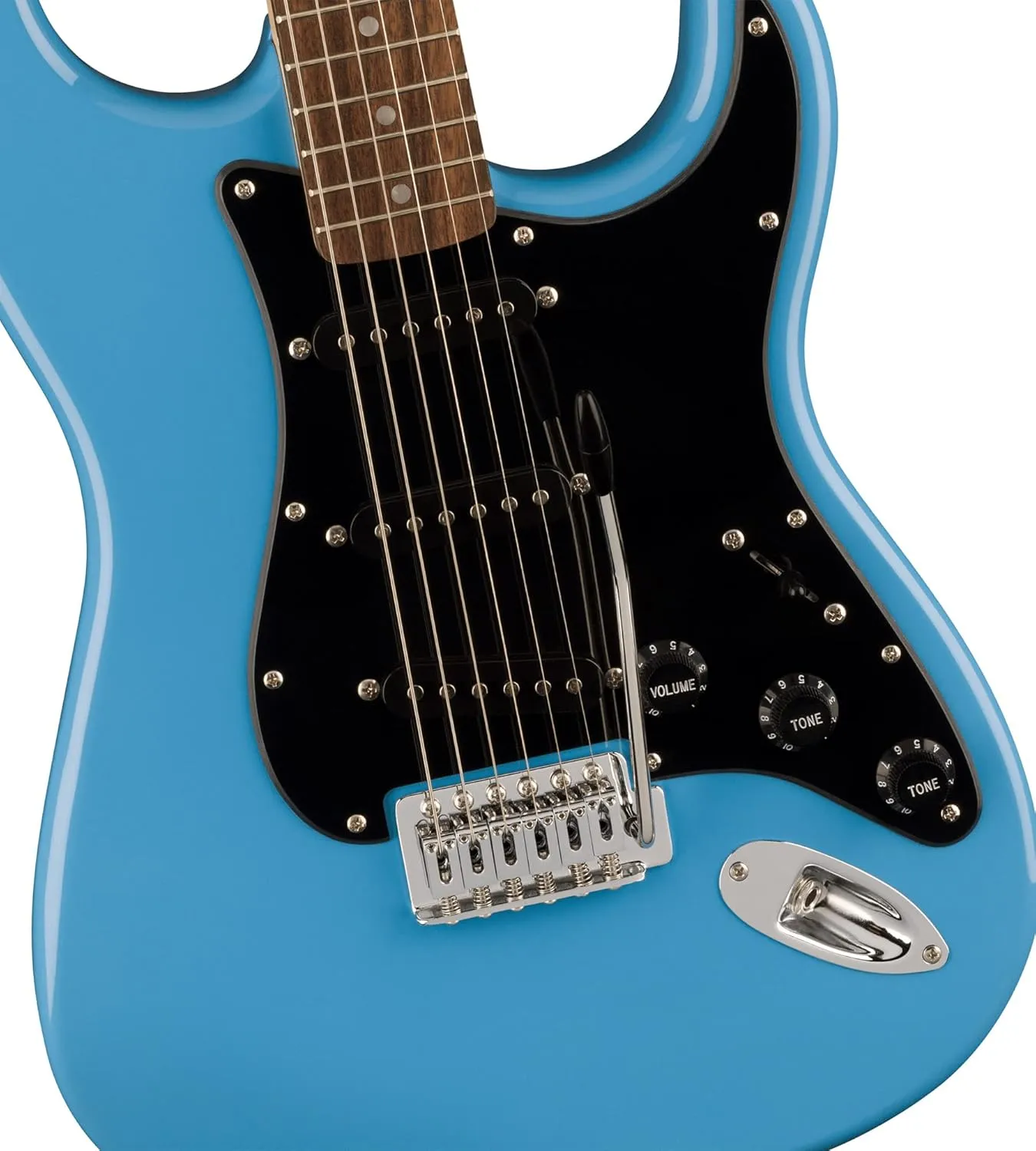 Fender Squier Sonic Stratocaster - California Blue Bundle with Amp, Tuner, Strap, Cable, Picks, and Austin Bazaar Guitar DVD