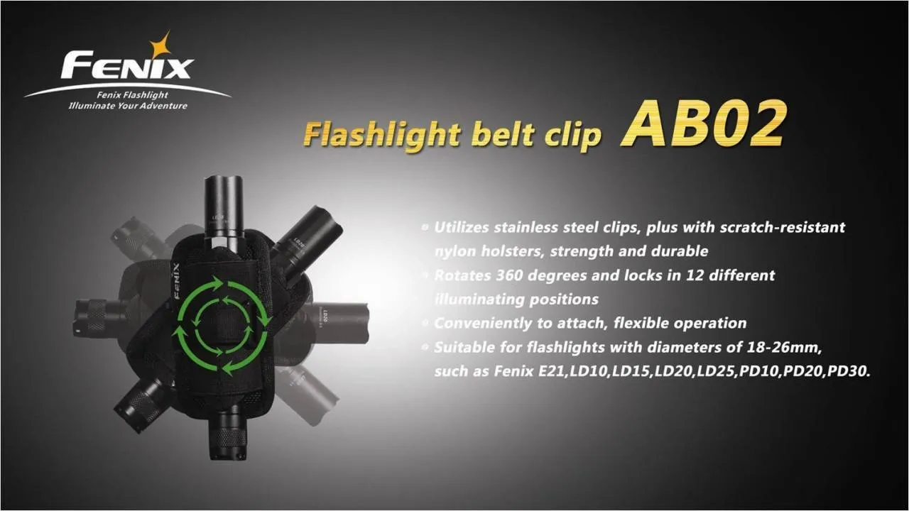 Fenix AB02 Belt Clip Holster