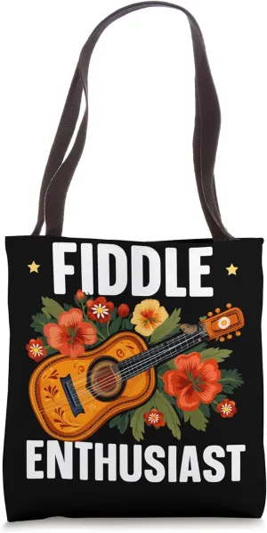 Fiddle Player Violinist Orchestra Instrument Musician Tote Bag