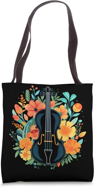 Fiddle Player Violinist Orchestra Instrument Musician Tote Bag