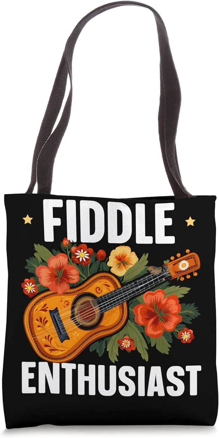 Fiddle Player Violinist Orchestra Instrument Musician Tote Bag
