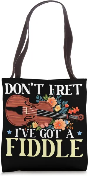 Fiddle Player Violinist Orchestra Instrument Musician Tote Bag