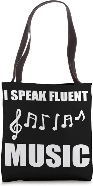Fluent music Instrument Player Tote Bag