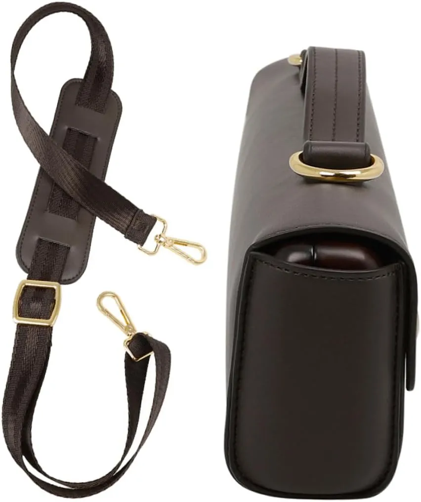 Flute Carrying Case Shoulder Bag Durable Storage Bag for Flute Supplies Stylish and Lightweight Design for Travel and Protection Coffee Color