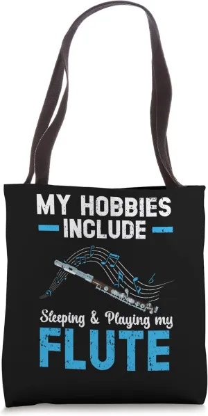 Flute Flutist Musician Instrumentalist Musical Instrument Tote Bag