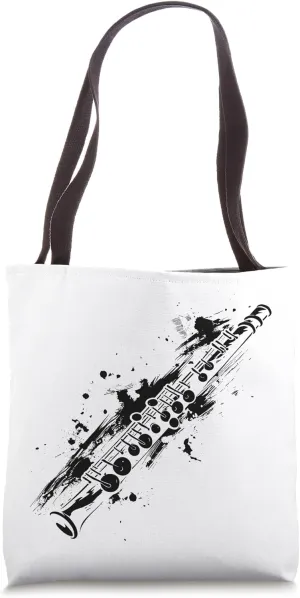 Flute Streetart Tote Bag