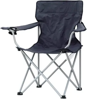 Folding Chairs Outdoor Padded Camping Chairs Outdoor Folding Armchair with Cup Holder Beach Fishing Chair Portable Leisure High Backrest Chair Hiking Lawn Beach