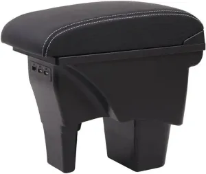 for Suzuki for Vitra Punch-Free Central Storage Box Car Interior Armrest Double Layer Rechargeable USB Armrest Box