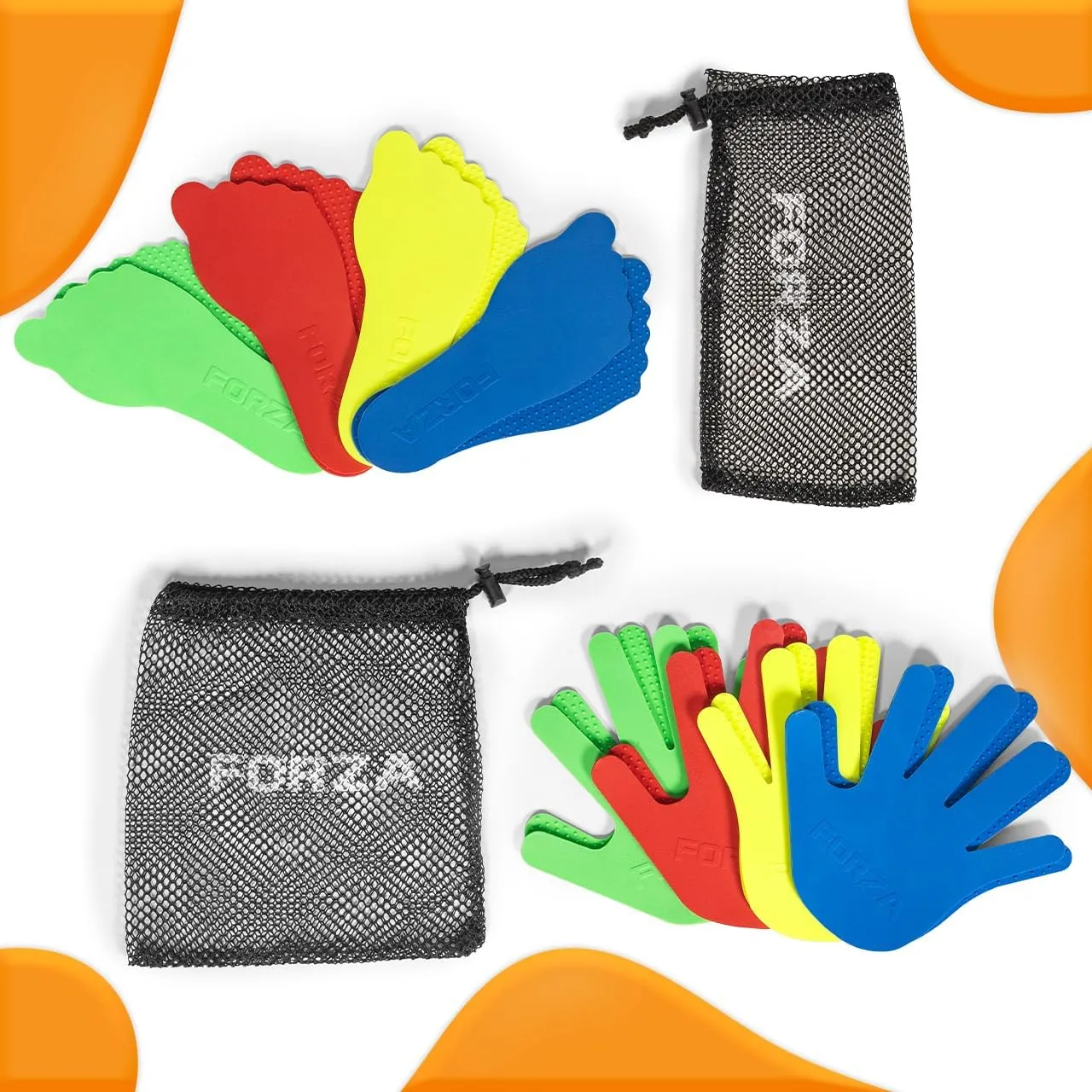 FORZA Hands and Feet Markers [3 Options Available] | Improve Coordination, Cognitive Skills and Keep Children Entertained - Carry Bag Included