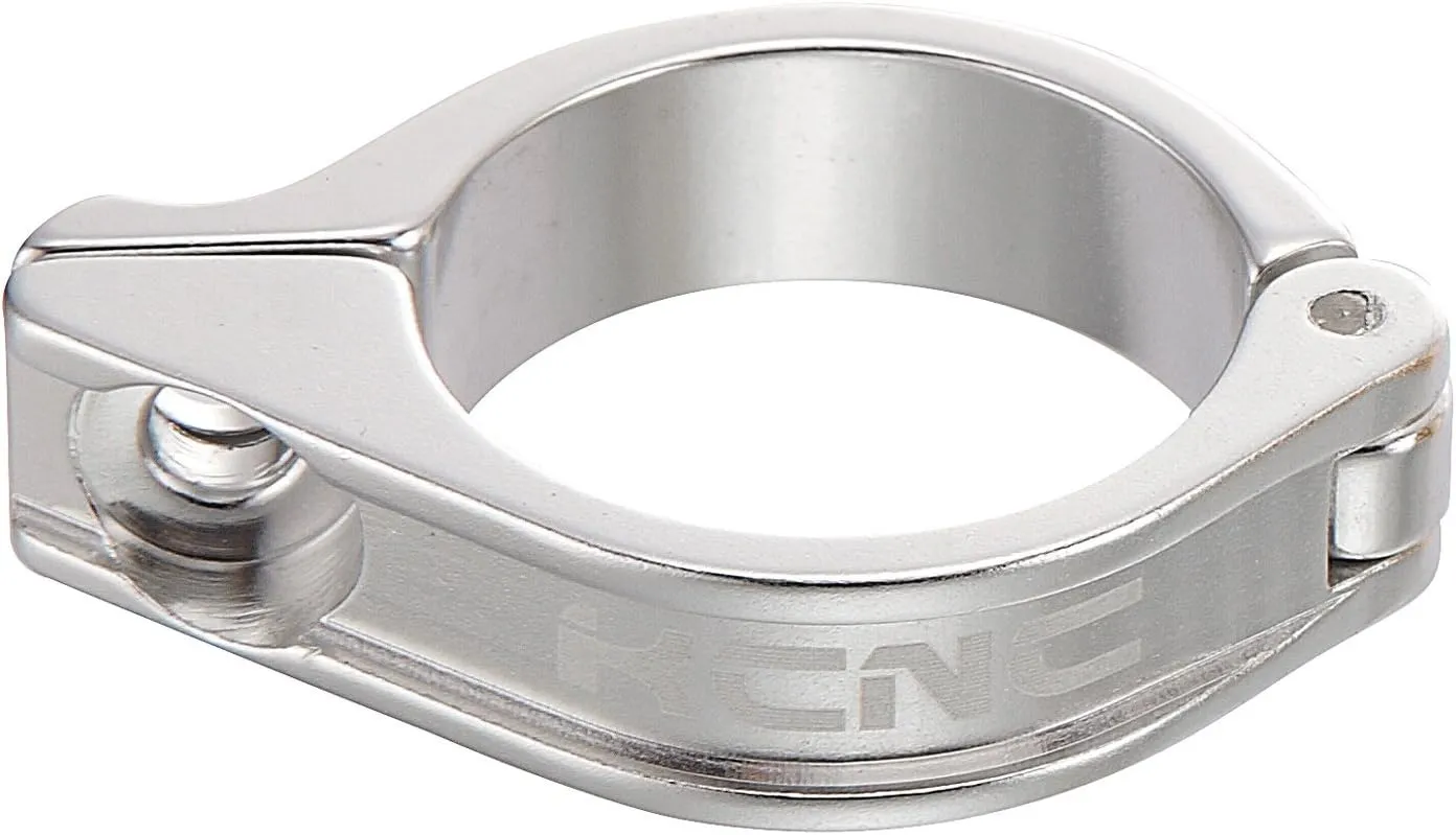 Front Derailleur Clamp 28.6mm Silver Cycling