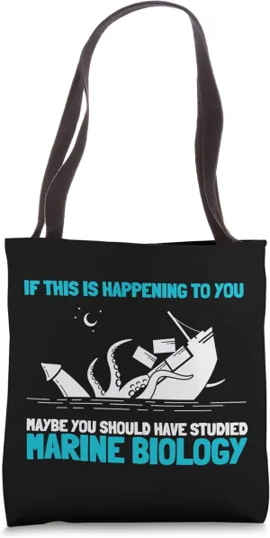 Future Marine Biologist Ocean Biology Student Oceanography Tote Bag