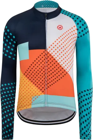 GCRFL Winter Men's Cycling Jersey Long Sleeve Cold Weather Cycle Tops Cycling Jacket Thermal Fleece Bike Shirts Zipper Pocket