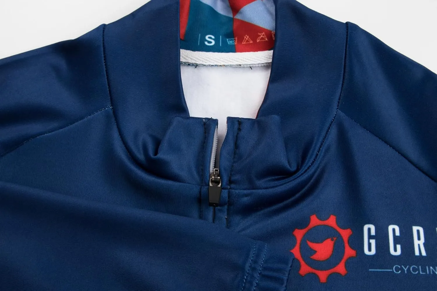 GCRFL Winter Men's Cycling Jersey Long Sleeve Cold Weather Cycle Tops Cycling Jacket Thermal Fleece Bike Shirts Zipper Pocket