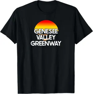 Genesee Valley Greenway USA Rail Trail Biking T-Shirt