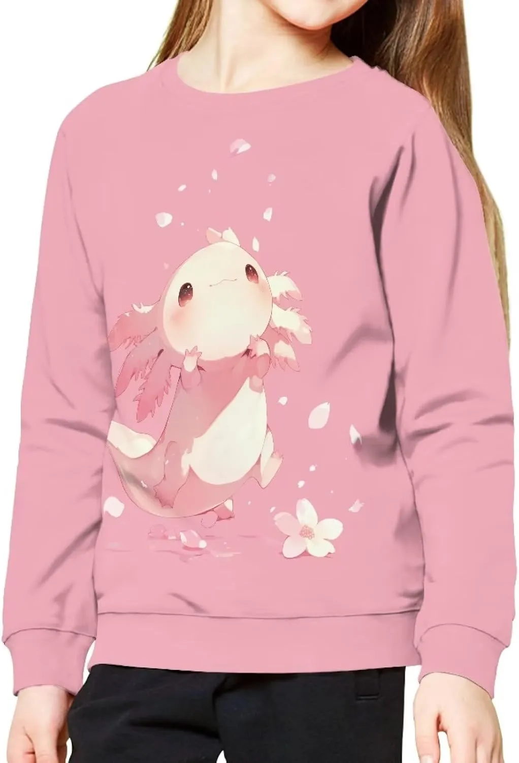 Girls Boys Sweatshirt Trendy Fall Outfit Kids Comfy Sweaters Pullover Tops 6-14 Years Old