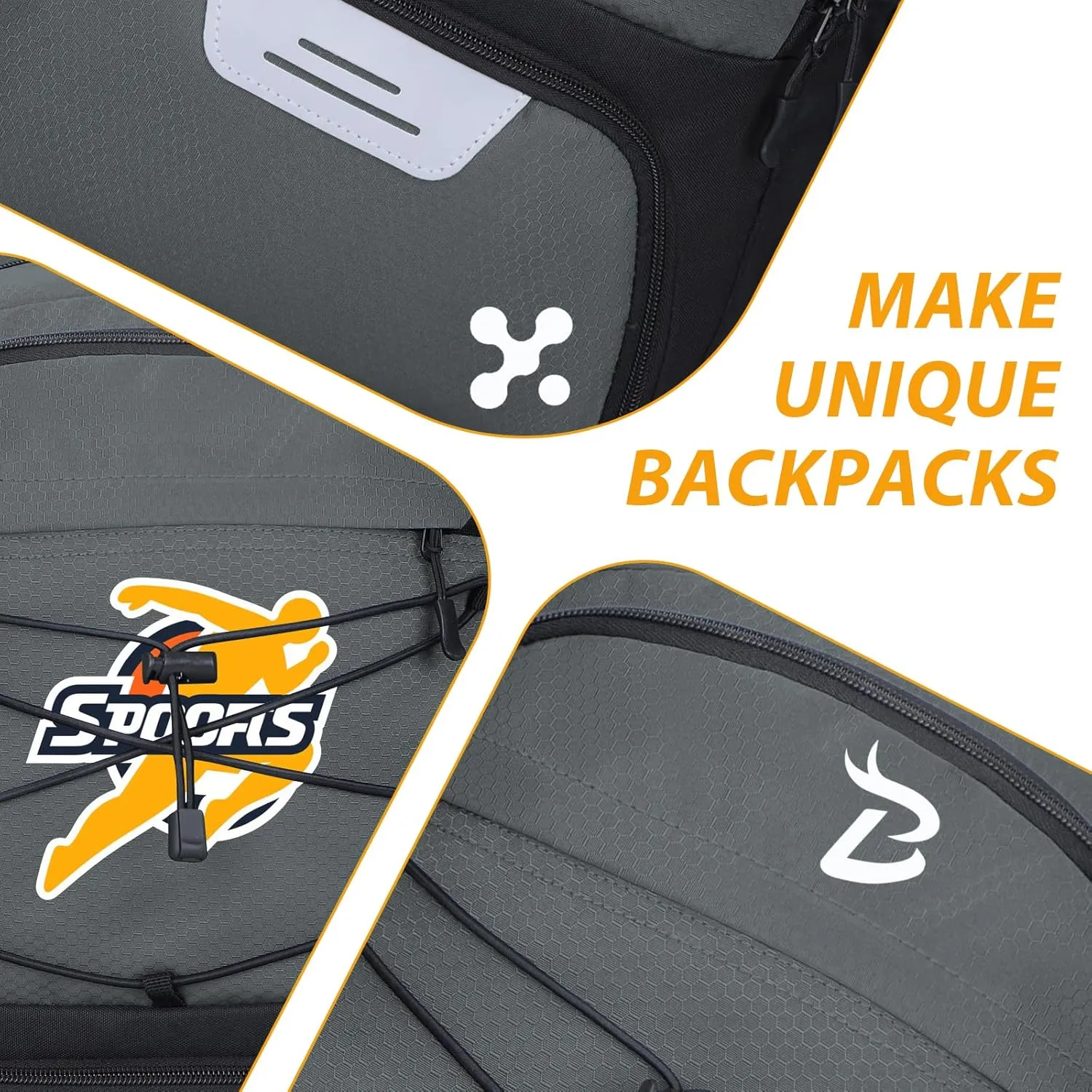 Goloni Soccer Backpack,Soccer Bag with Ball Holder & Shoe Compartment,Large Sports Bag for Basketball, Volleyball,Football