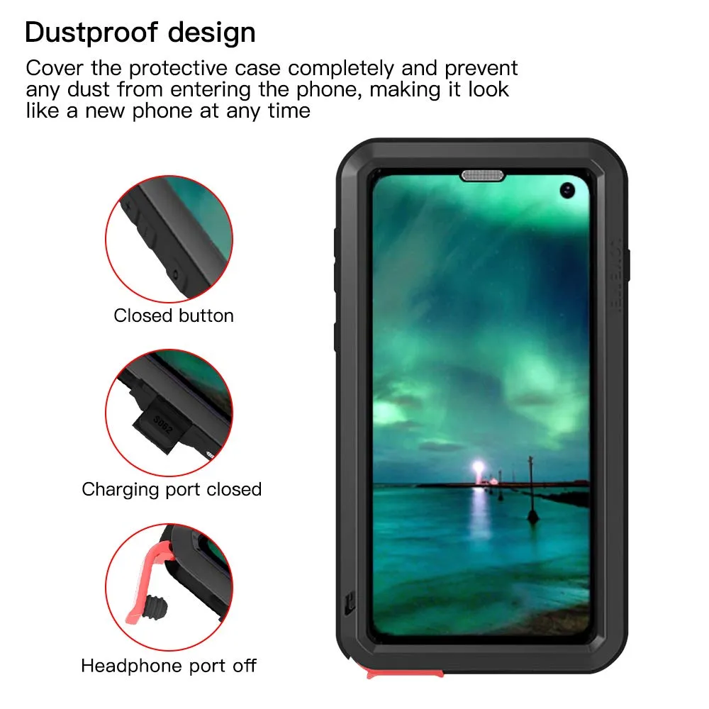 Gorilla Aluminum Alloy Heavy Duty Shockproof Case Samsung Galaxy S10 / S10 Plus / S10 Edge