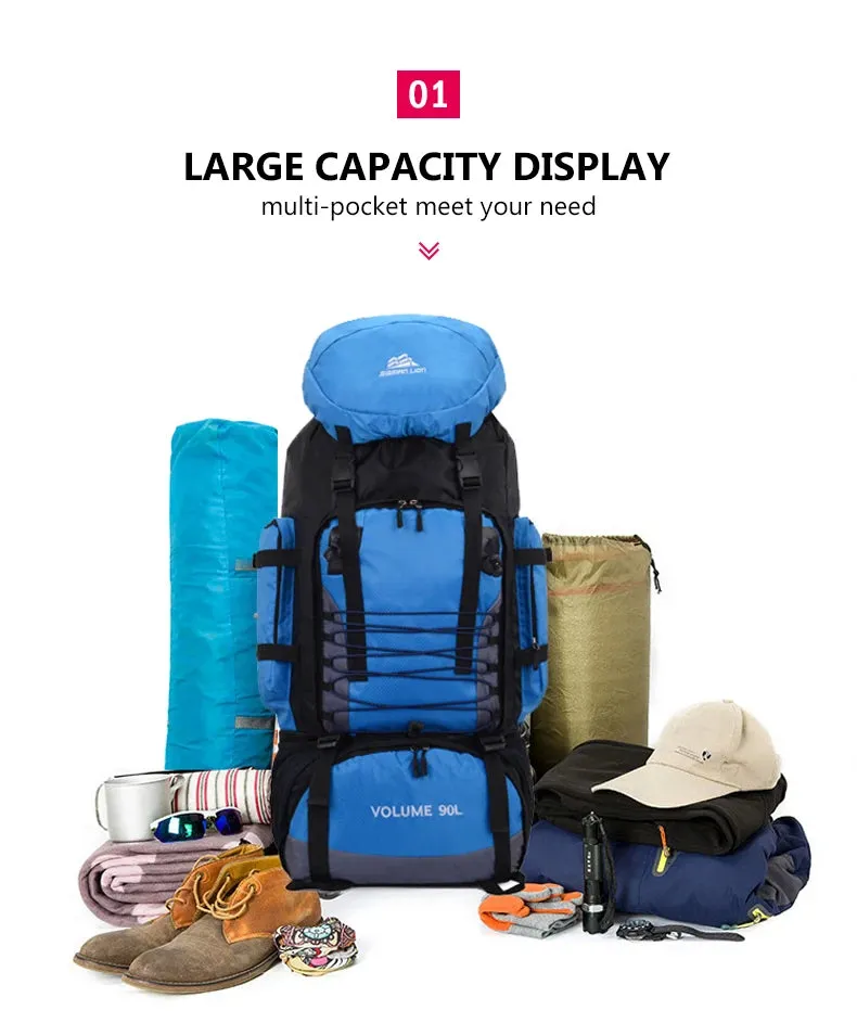 Grand sac à dos de voyage pour camping, randonnée, alpinism