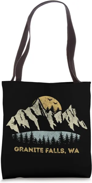Granite Falls Washington Mountain Sunset Sunrise WA Tote Bag