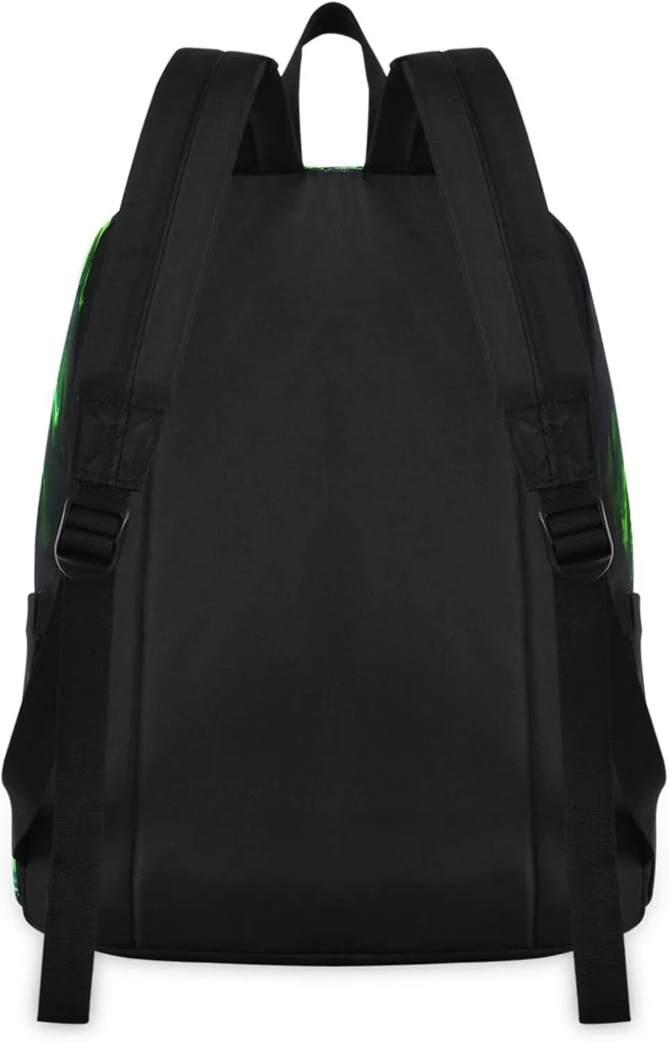 Green Fire Dragon Backpack Travel Bag for Kids, Lightweight Casual Daypack School Bag for Students Teens Girls Boys