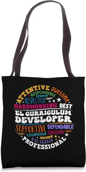 Groovy EL Curriculum Developer Appreciation back to school Tote Bag