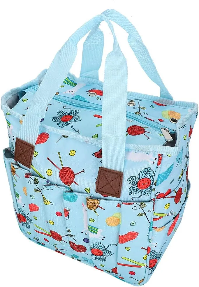GULEEK Storage Bag for Living Daily Container for Woolen Clothing Multifunctional Clothes Organizer with Spacious Interior (Cartoon Handbag)