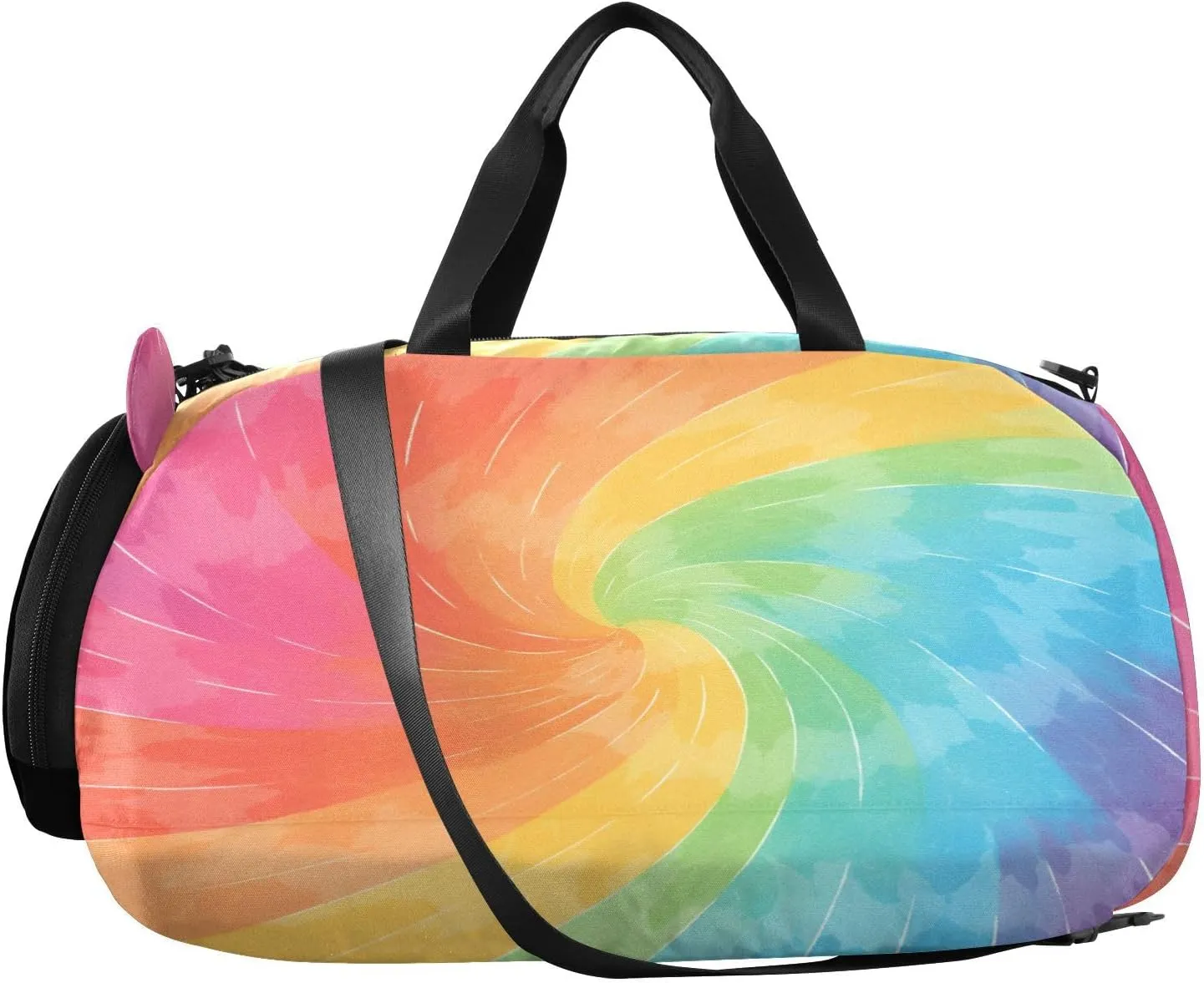 GuoChe Side Purse Crossbody with Shoes Compartment Beauty Small Shoulder Bag for Take a walk