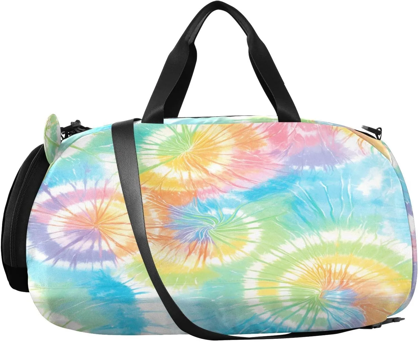 GuoChe Side Purse Crossbody with Shoes Compartment Beauty Small Shoulder Bag for Take a walk