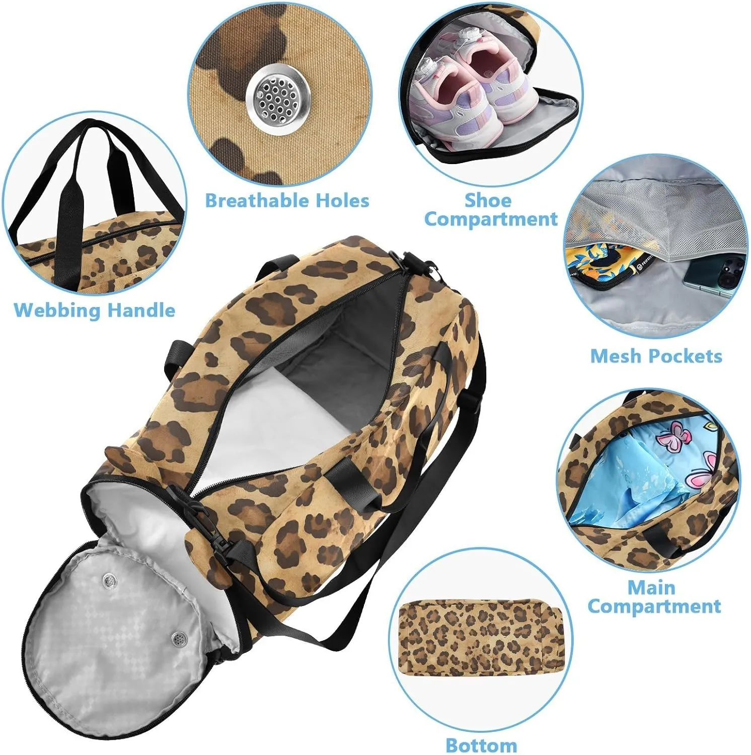 GuoChe Sling Bags Crossbody with Shoes Compartment Comfort Black Handbag for Have a meal