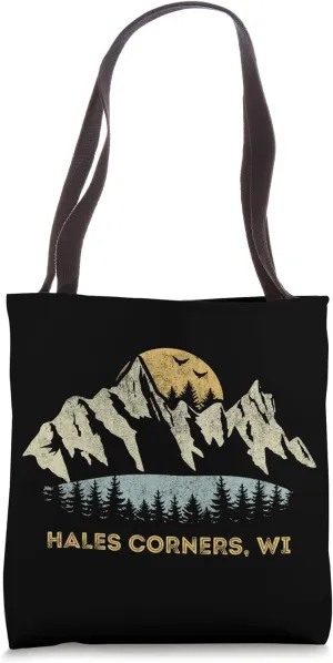 Hales Corners Wisconsin Mountain Sunset Sunrise WI Tote Bag