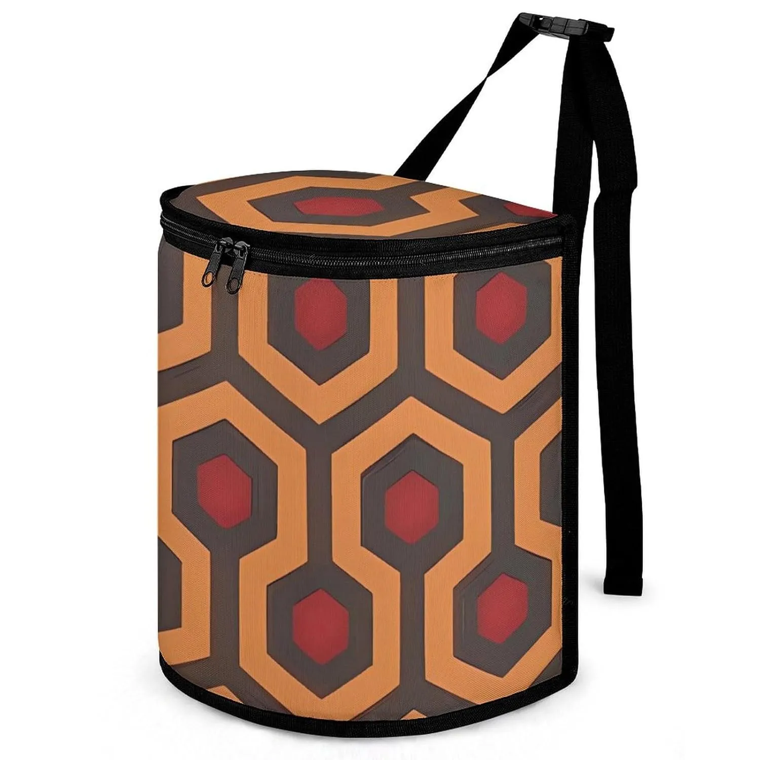 Hanging Car Garbage Storage Bag, Shining Overlook Printed Large Capacity Car Garbage Bin, Used for Cleaning The Interior of Cars and RVs
