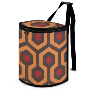 Hanging Car Garbage Storage Bag, Shining Overlook Printed Large Capacity Car Garbage Bin, Used for Cleaning The Interior of Cars and RVs