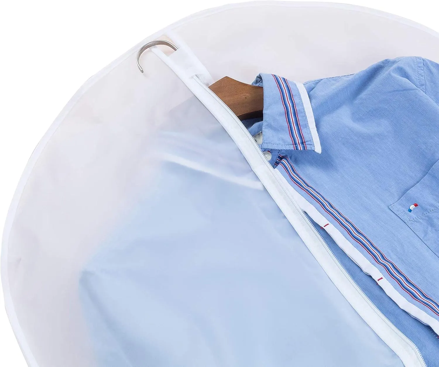 Hanging Garment Bags for Storage & Travel (Pack of 6) – 24”x43” (4 pcs) & 24”x54” (2 pcs) – Durable Suit Covers with Sturdy Zipper, Dust-Proof & Wrinkle-Free Clothing Protection
