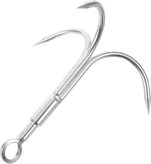 Happyyami Outdoor Survival Gear Metal Climbing Claw Hook for Mountaineering Camping Adventure Activities