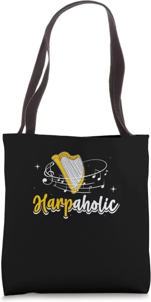 Harpist Orchestra Design for a Harp Musician Tote Bag